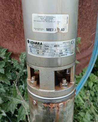 pompa sommersa Lowara trifase 2CV 