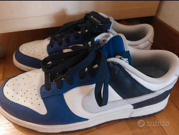 Nike Dunk Low - Colorazione Blu Navy/Royal/White