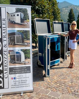 Baule-cassone equitazione cavalli Classic-Top-Plus