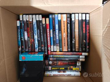 Lotto 35 pezzi Film in DVD💿 e VHS📼