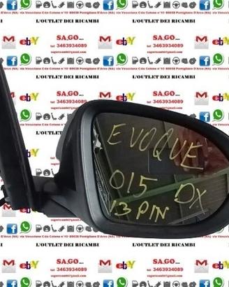SPECCHIETTO RETROVISORE DESTRO DX RANGE ROVER EVOQ