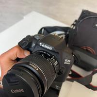 Canon 2000d + kit 18-55mm , borsa