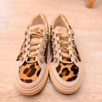 Scarpa da ginnastica maculata in cavallino n.37