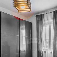Lampadario a sospensione in vero legno