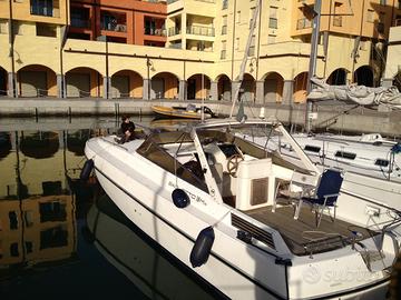 Barca a motore baglietto