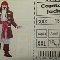 Vestito di carnevale Capitan Jack Sparrow