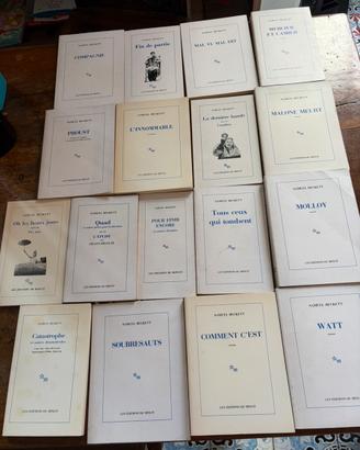 Collezione opere Samuel Beckett Editions de Minuit