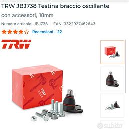 TRW JBJ738 Testina braccio oscillante
con acc