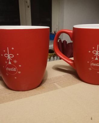 Cocacola - set di due tazze natale.