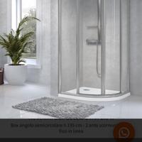 BOX DOCCIA ad angolo semicircolare Star 80X80