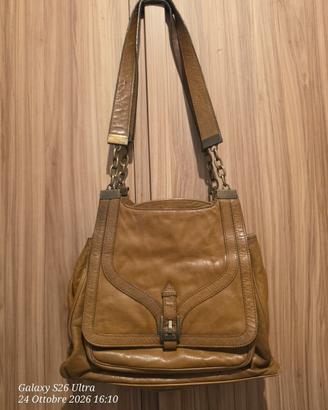 Borsa a spalla in pelle vintage