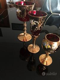 Bicchieri murano vintage