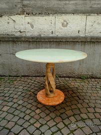 Tavolino in onice design vintage 
