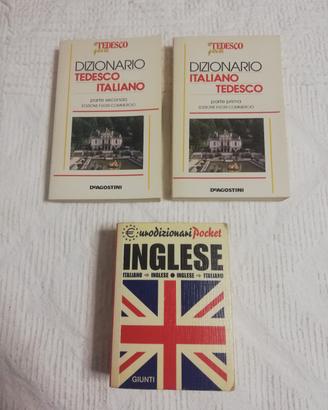 Dizionari Tascabili Tedesco Italiano e Inglese 
