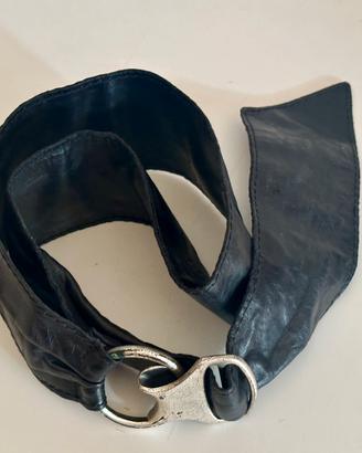 Cintura fusciacca nera Orciani 85 – Made in Italy