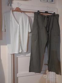2 pz:top e pantalone(1 di Upim)tg L/XL e 51(€ 3/€5