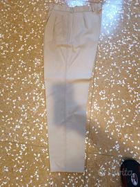 Chinos in cotone sfoderato beige