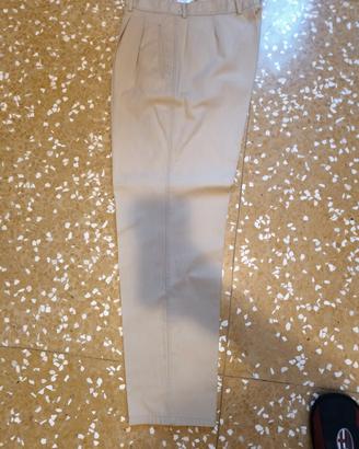 Chinos in cotone sfoderato beige
