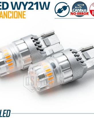 Lampadine Frecce LED T20 WY21W Arancioni CANbus