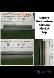 Coppia modanature portiere Fiat 127 top nuove