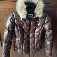 Piumino donna Blauer color cioccolato