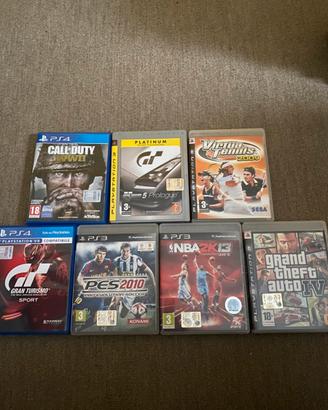 Giochi playstation 3 e 4
