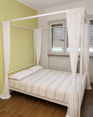 IKEA VITARNA – Letto a baldacchino completo 140×20