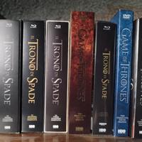 trono di spade ljbri e dvd