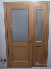 4 Porte da interni in legno 