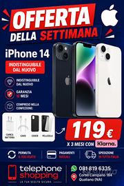 iPhone 14 128GB  Garanzia permutiamo usato