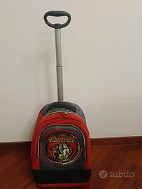 trolley scuola Avenger, pista e giochi