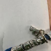 Braccialetto dodo oro bianco e brillanti