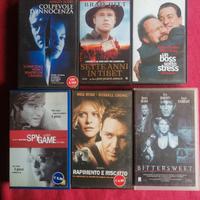 lotto di sei videocassette VHS 