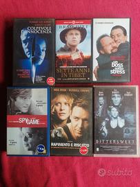 lotto di sei videocassette VHS 