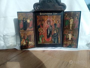 Antica icona russa XIX SECOLO
