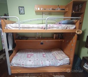 Cameretta completa 3 posti letto - € 150