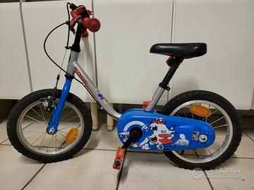 Bici bambino 3-5 anni Btwin 500 PLANES 14"