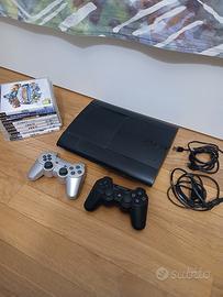 playstation 3 + 2 controller + 8 giochi