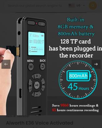 Digital voice recorder & mp3