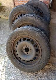 4 cerchi in ferro per auto