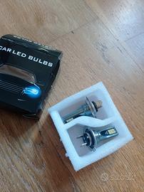 led con luce blu macchina