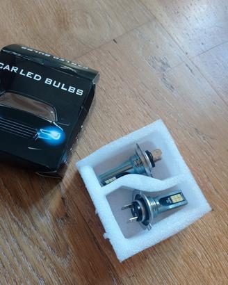 led con luce blu macchina