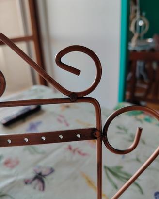 espositore porta orecchini stile vintage bronzo/ra