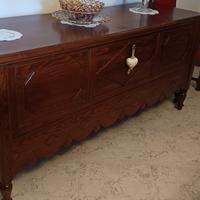 Panca contenitore in legno