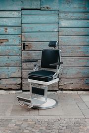 POLTRONA DA BARBIERE ORIGINALE ANNI '50