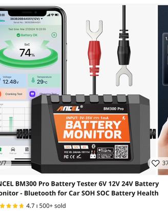 Test batteria bm 300 pro  Smart shunt nuovo