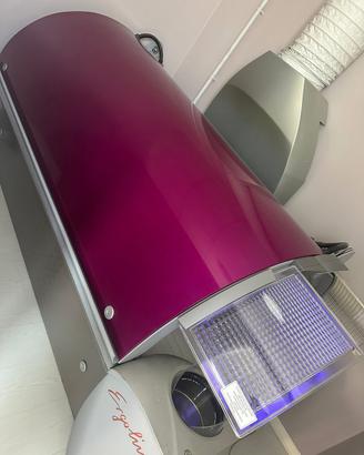 Lettino abbrozzante ERGOLINE modello open sun 450
