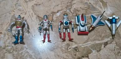 Lotto Mini Figure Vintage Anni 80 Outer Space Men