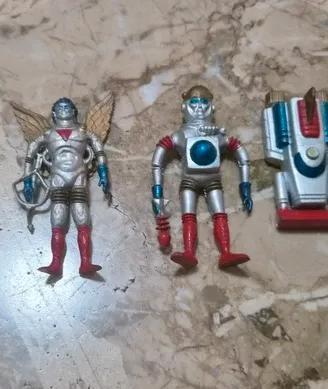 Lotto Mini Figure Vintage Anni 80 Outer Space Men