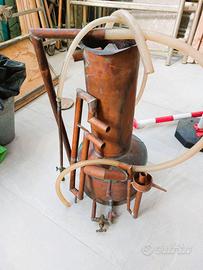 Distillatore artigianale completamente in rame